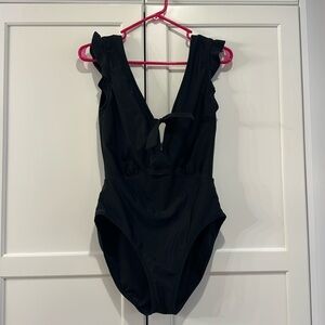 Black One Piece Swimsuit